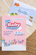 Jeux éducatif, cahier d'activités dés 2 ans, avec gommettes pour développer la motricité fine. 