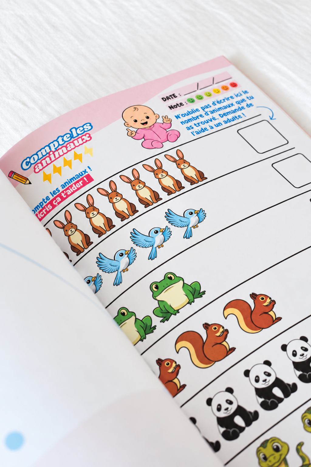 Découvrir et apprendre a reconnaitre les animaux avec le baby activités, dés 24 mois.