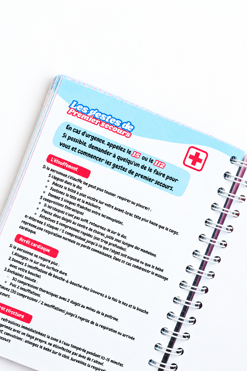 Les gestes de premier secours pour bébé. 