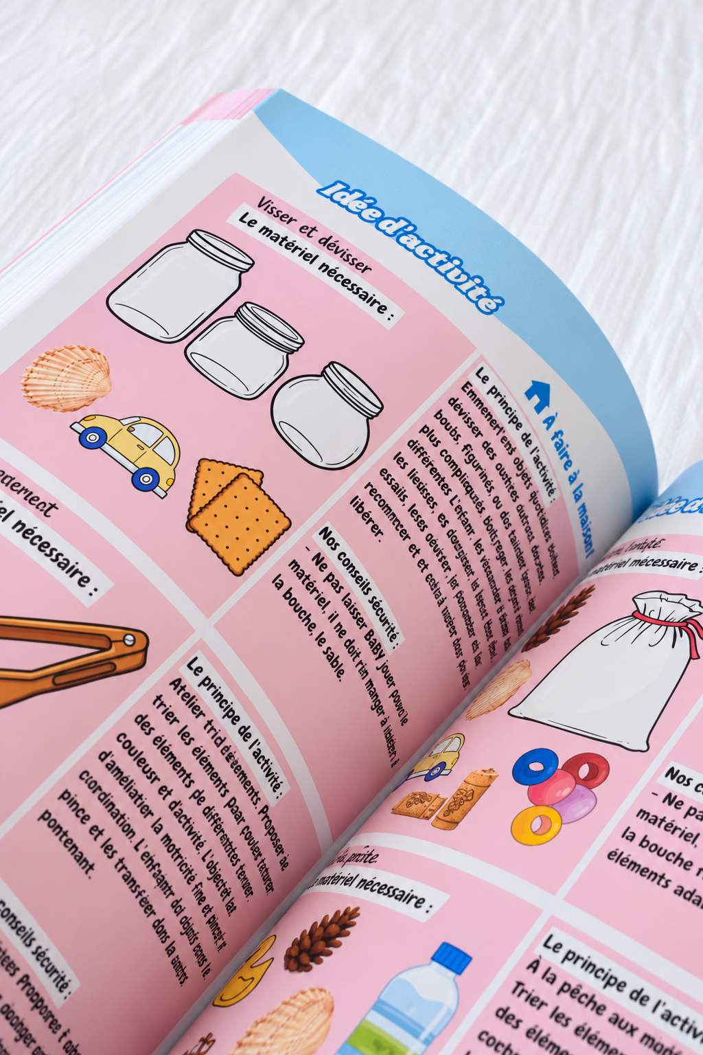 Idées d'activités a faire à la maison avec un jeune enfant de 2 ans. 