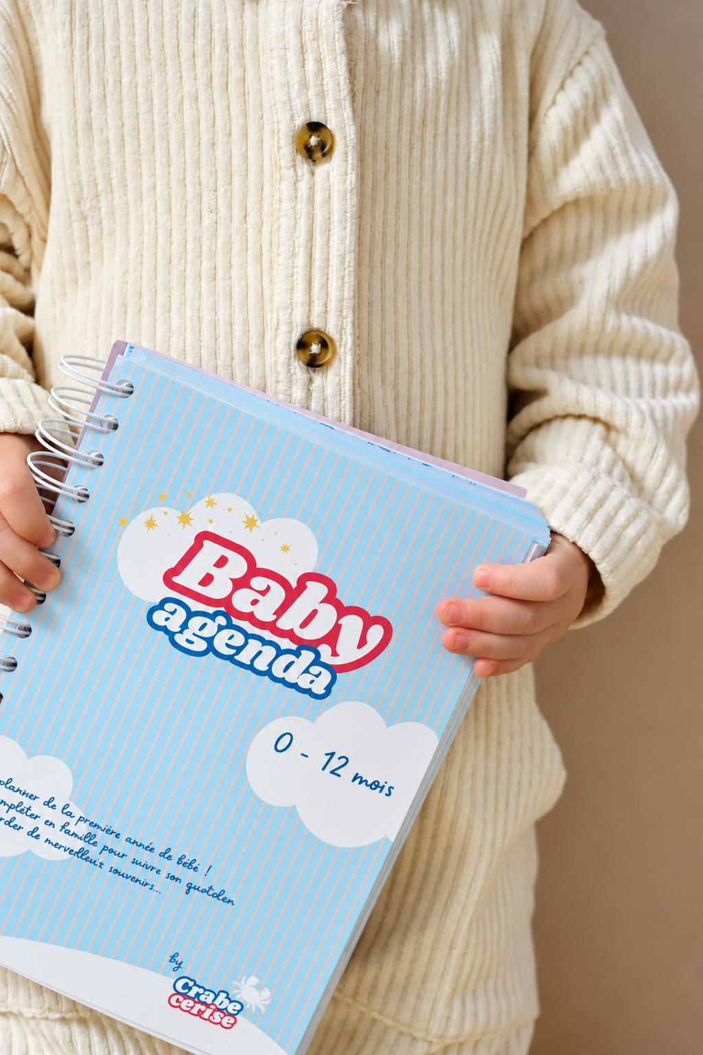 Journal de bord pour bébé de la naissance à 1 an. 