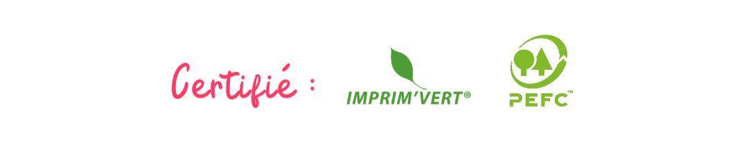 Les ouvrages Crabe Cerise sont certifiés : imprim'vert et PEFC. 