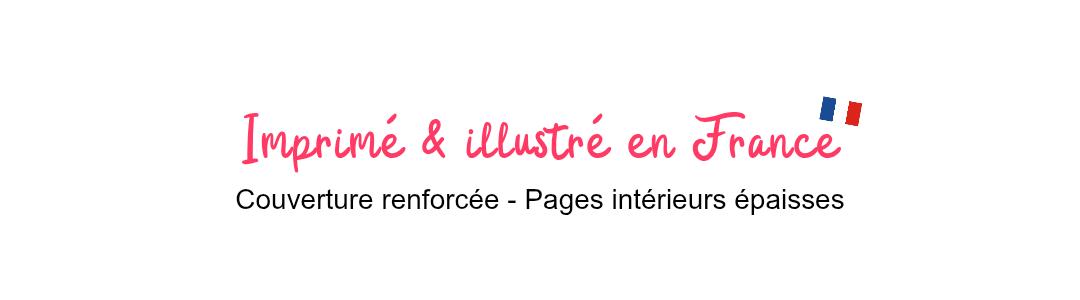 Les ouvrages du Crabe Cerise sont imprimés, illustrés et fabriqués en France. 