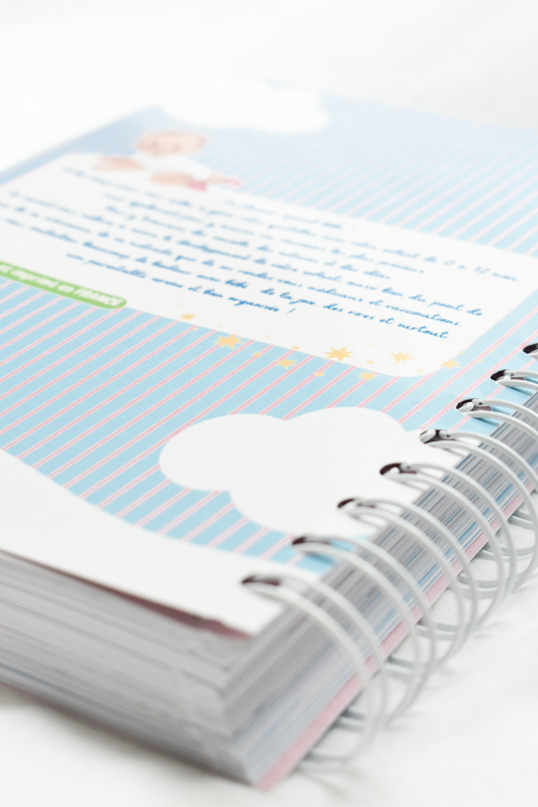 Agenda Bébé 0-12 mois — Carnet de bord naissance | Crabe Cerise