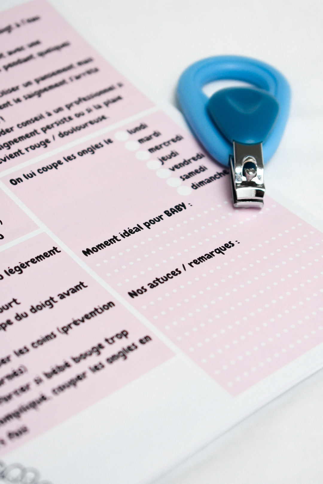 Agenda Bébé 0-12 mois — Carnet de bord naissance | Crabe Cerise