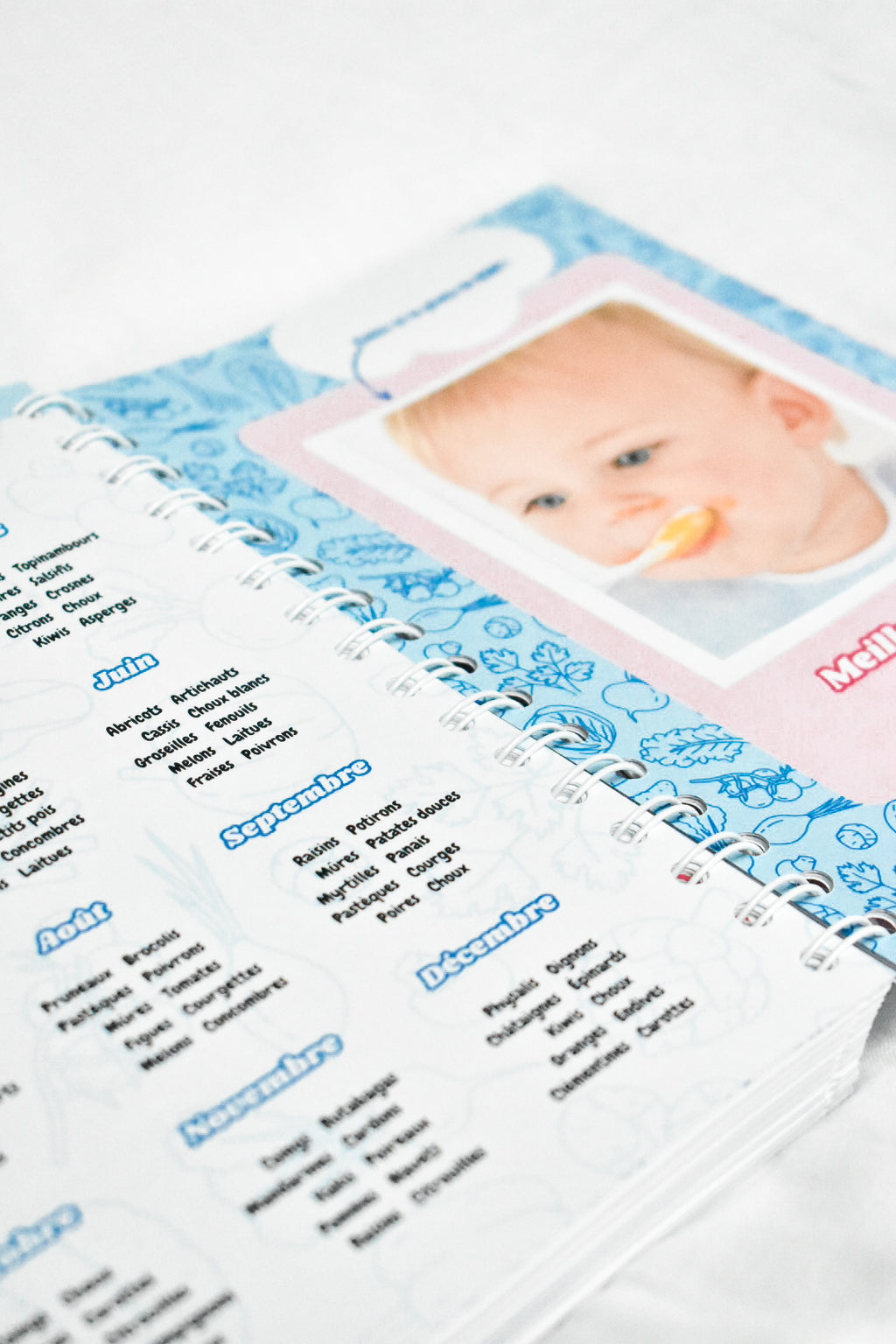 Agenda Bébé 0-12 mois — Carnet de bord naissance | Crabe Cerise
