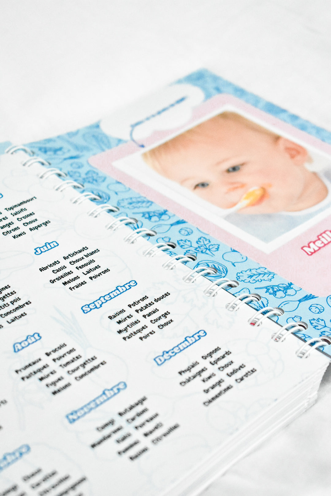 Agenda Bébé 0-12 mois — Carnet de bord naissance | Crabe Cerise