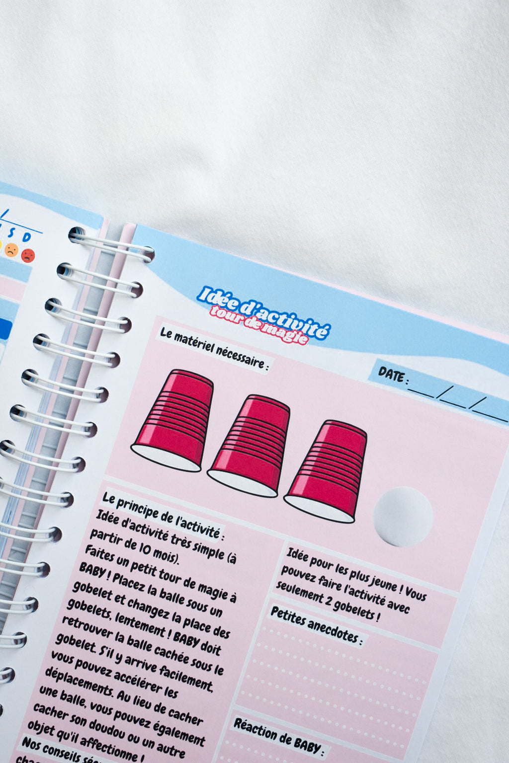 Agenda Bébé 0-12 mois — Carnet de bord naissance | Crabe Cerise